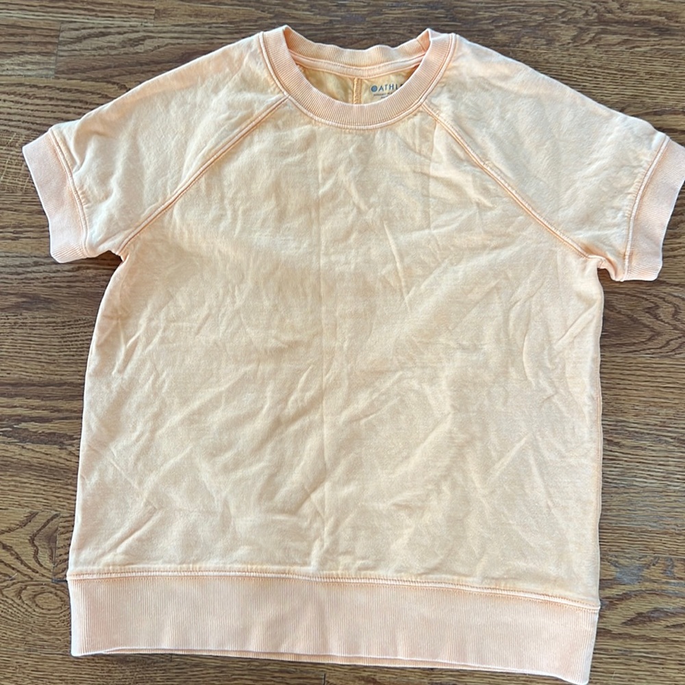 Athleta Short Sleeve Sweatshirt